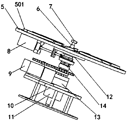 Fan guide cylinder positioning device