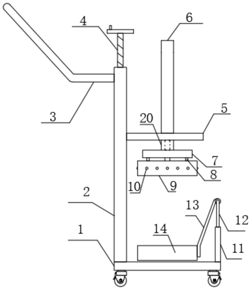 Pole pit tamping device for electric power engineering