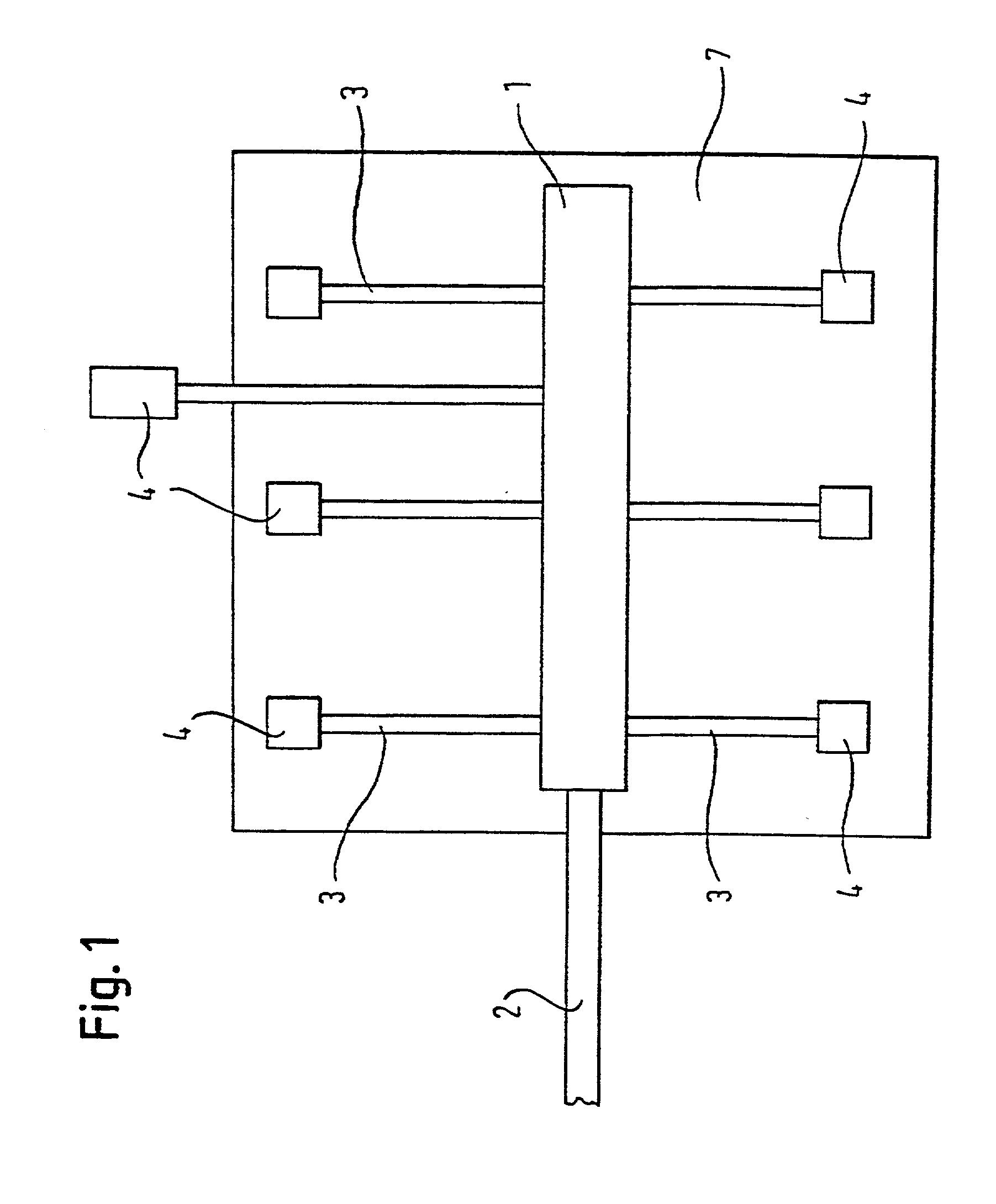 Electrical wiring system for the drive unit in vehicles