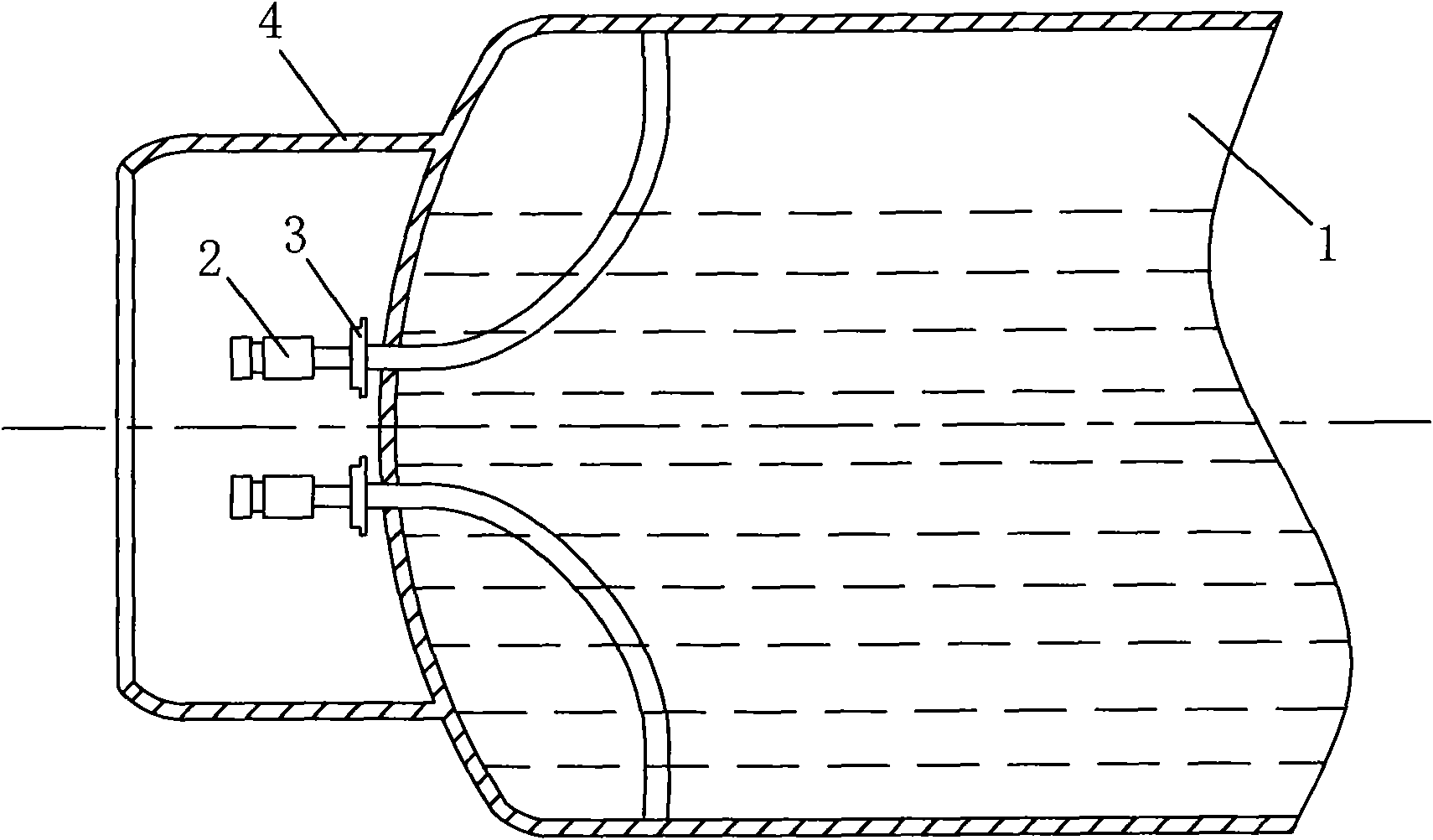 Device for plugging valves of pressure vessel