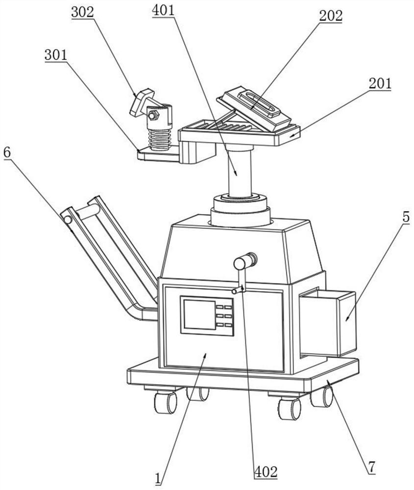 Nursing protection device used after a cranial cavity operation