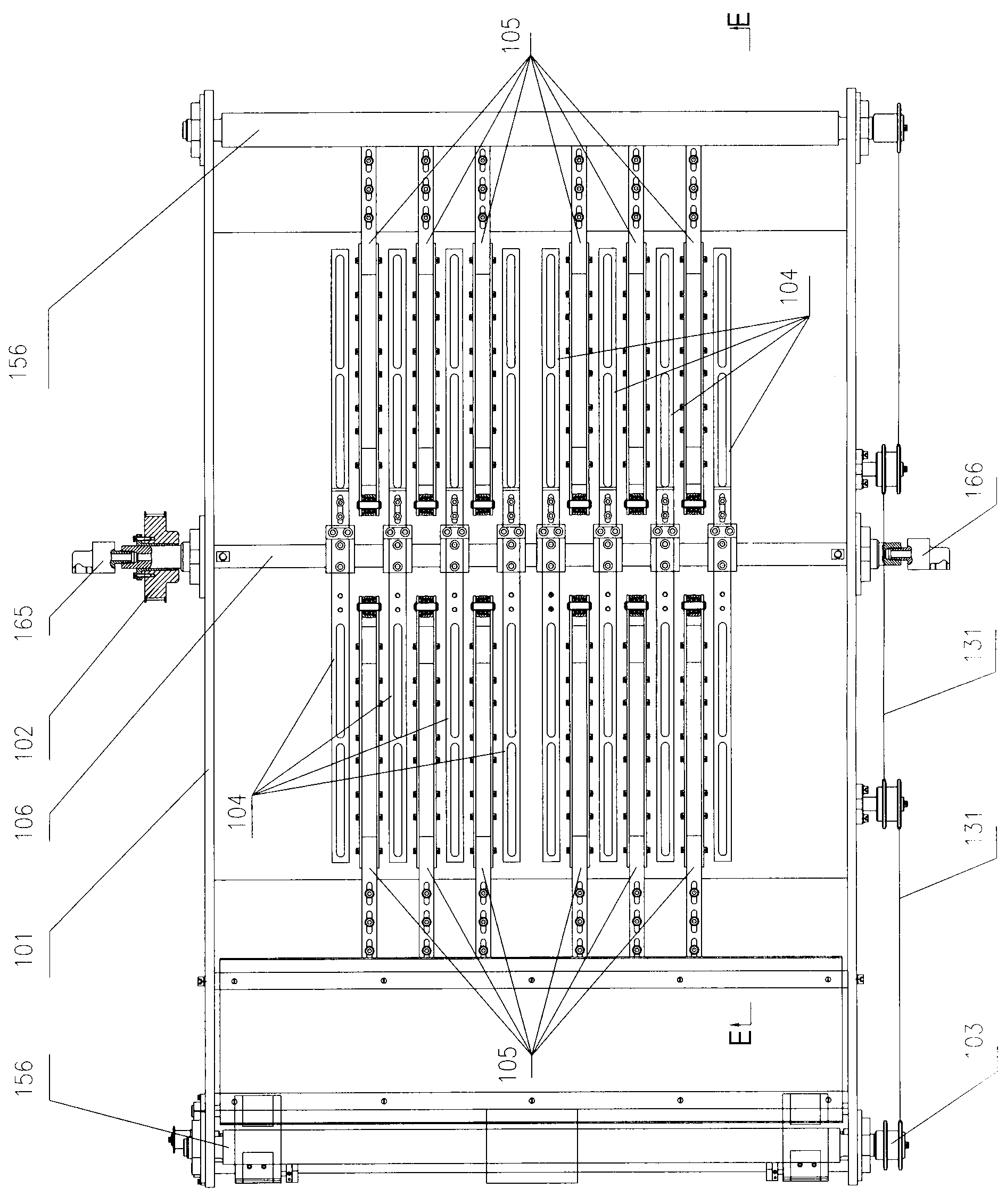 Full-automatic production line for double-surface cover of paper board