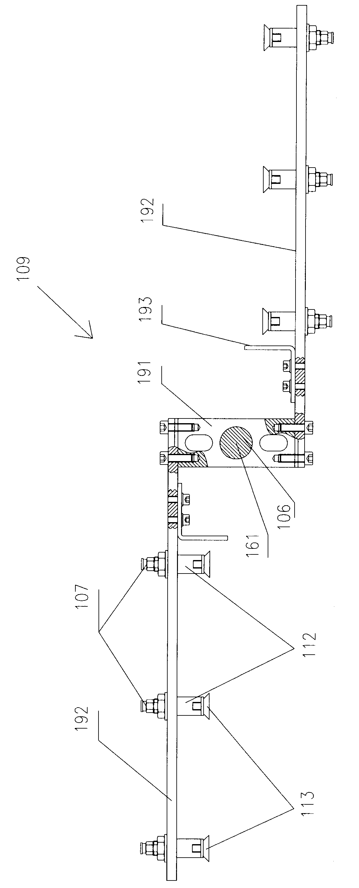 Full-automatic production line for double-surface cover of paper board