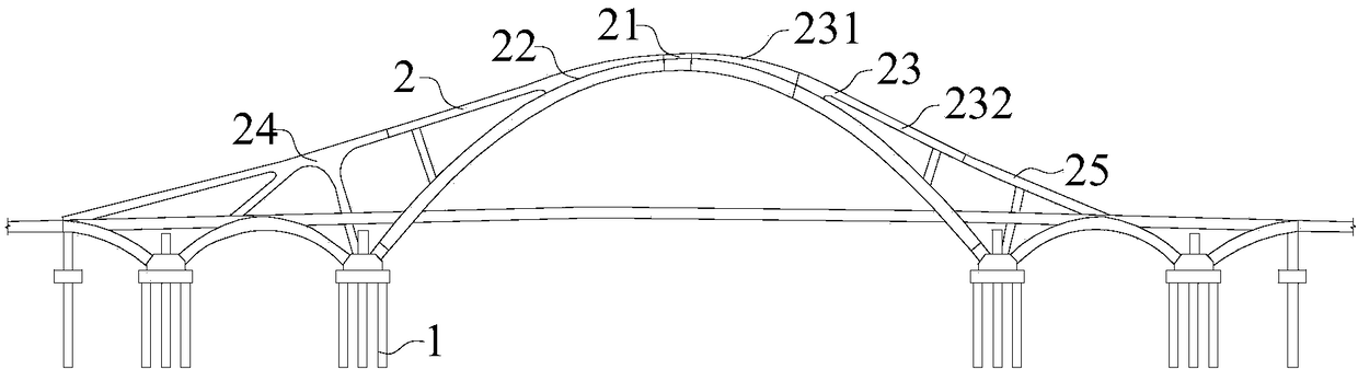 Vertical rotating and lifting construction method of steel structure arch rib