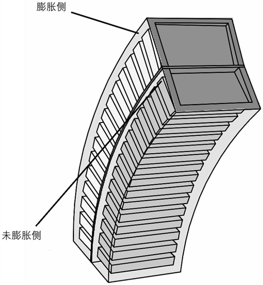 A Mathematical Modeling Method of Soft Body Bidirectional Bending Pneumatic Actuator in Bending State