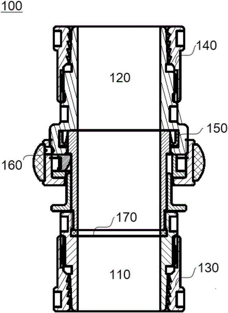 Connector fast connected with fire hose and assembly of connector