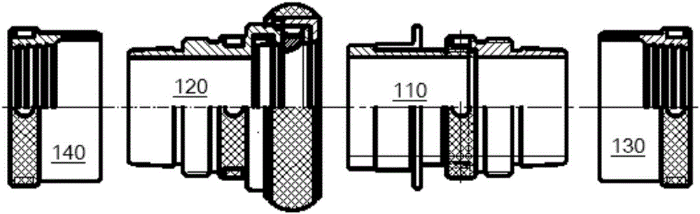 Connector fast connected with fire hose and assembly of connector