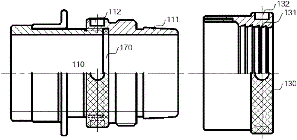 Connector fast connected with fire hose and assembly of connector