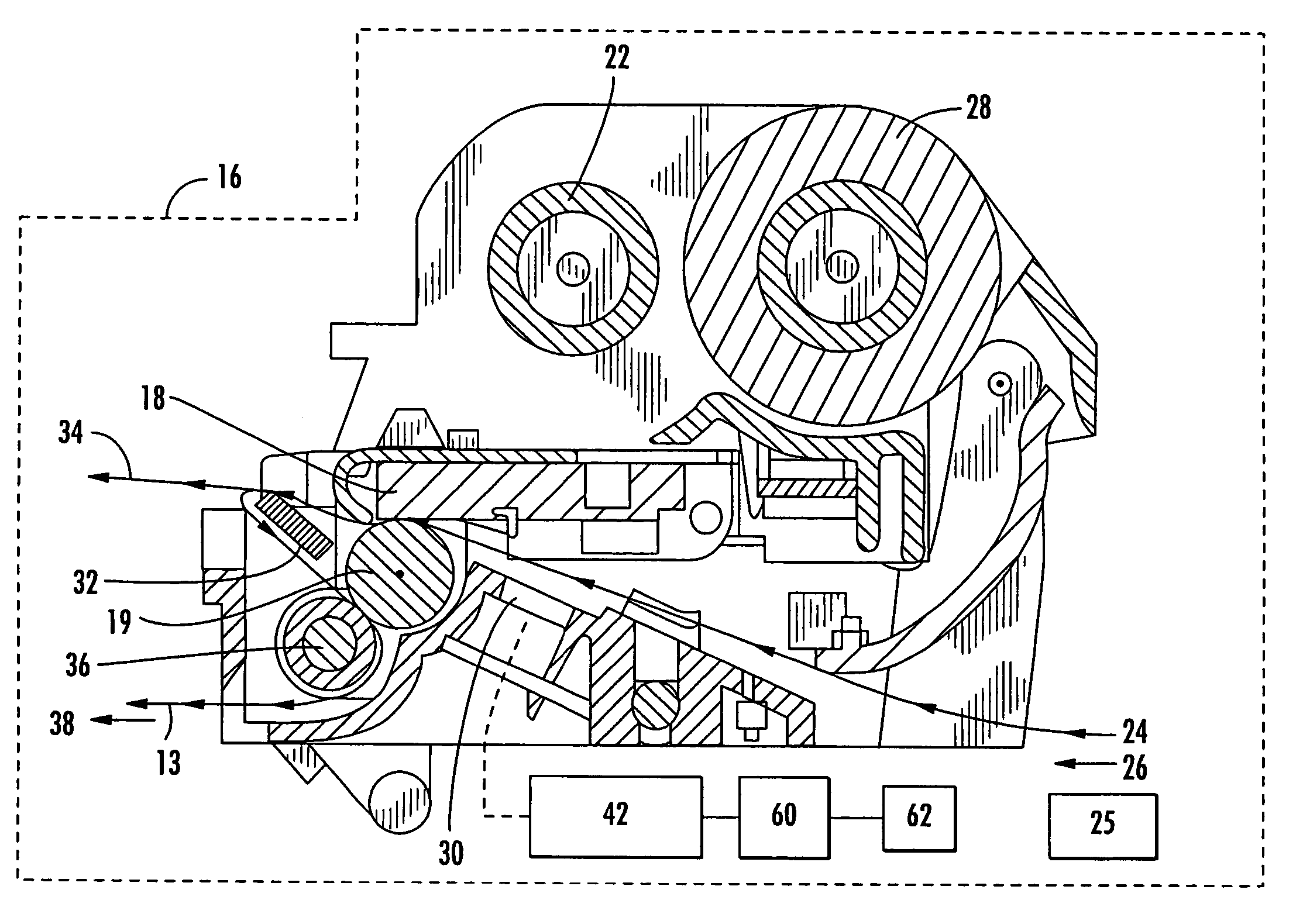 System and method for detecting transponders used with printer media