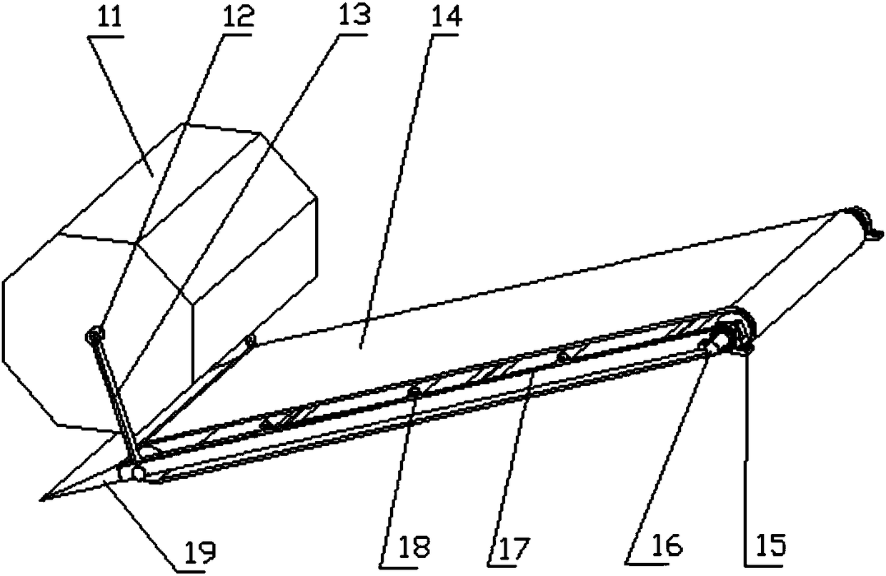 A field mobile picking and loading machine for woven bags