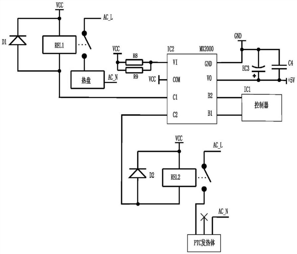 Disinfection pot and method for controlling disinfection and drying of the pot