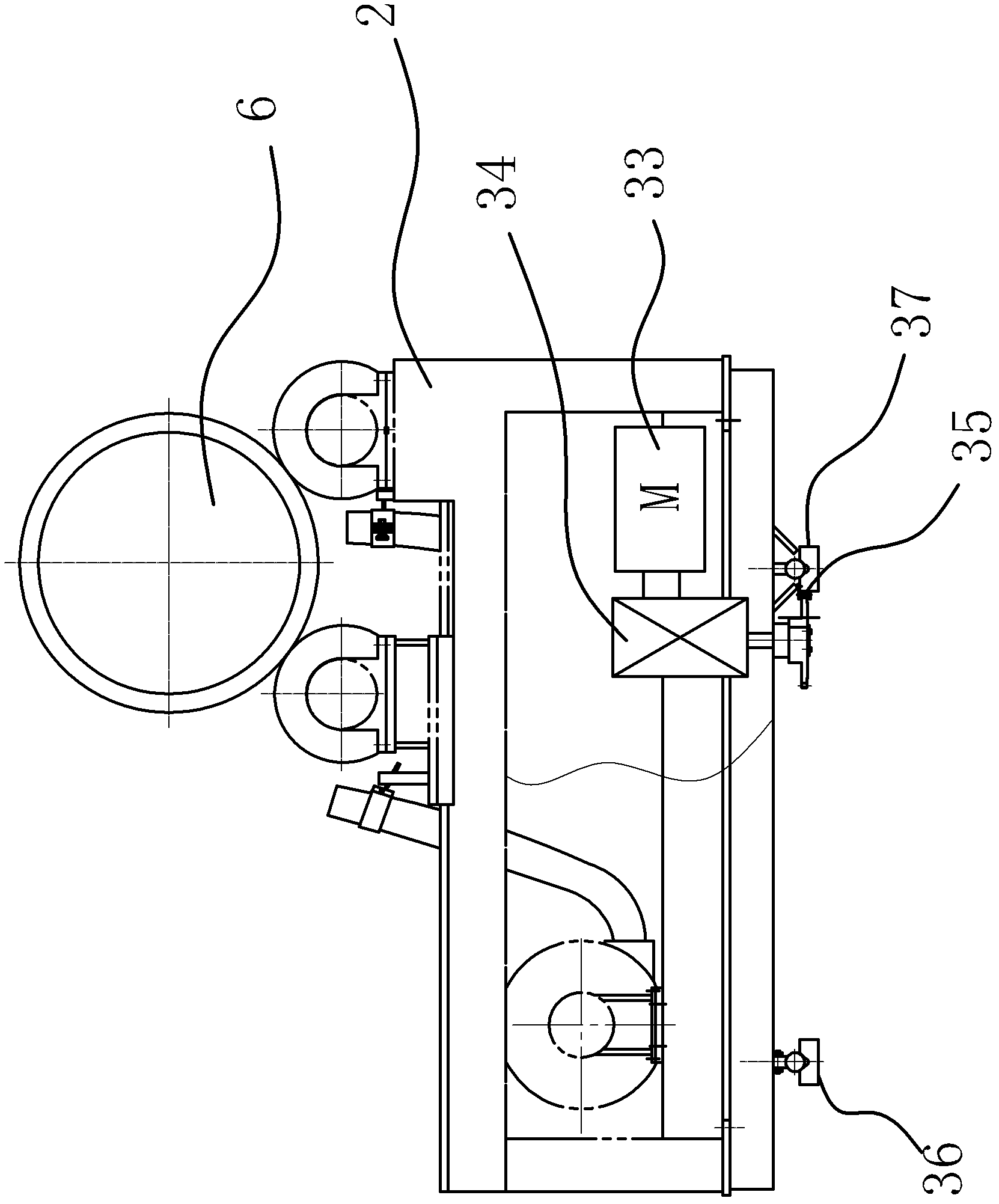 Extruder for HDPE (High Density Polyethylene) winding reinforced pipe