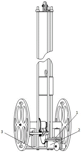 A carbon-free trolley with gear shifting and variable pitch walking on an s-shaped path