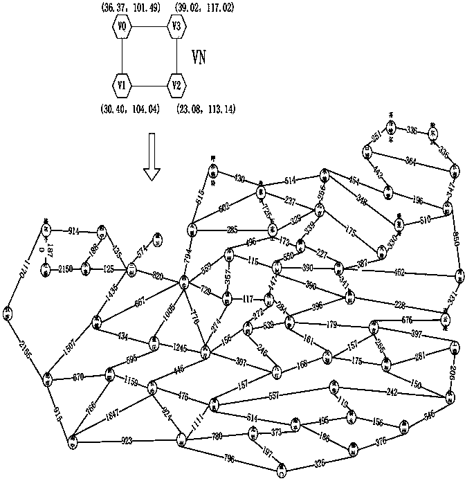 Virtual network reliable mapping method capable of considering constraint of geographic position