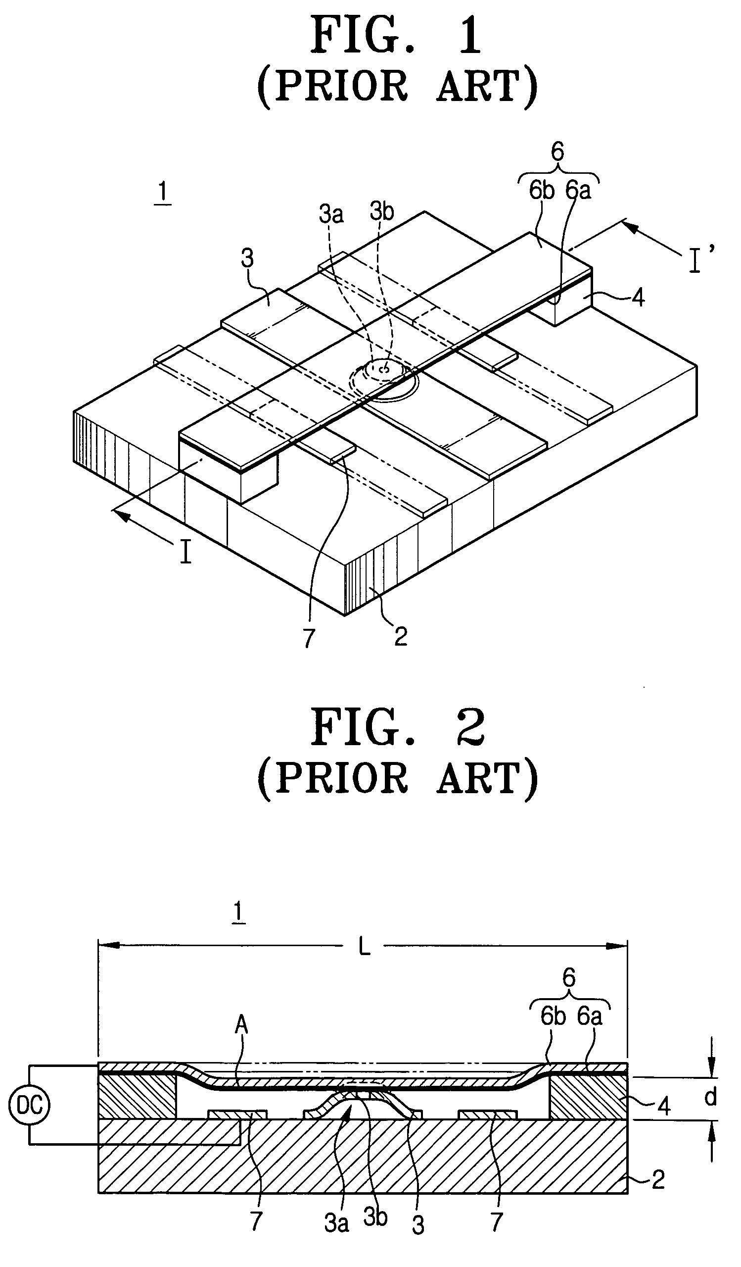 Micro thin-film structure, MEMS switch employing such a micro thin-film, and method of fabricating them