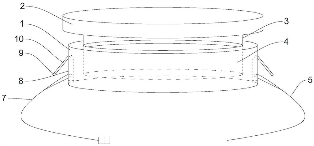 Beidou positioning device for field surveying and mapping