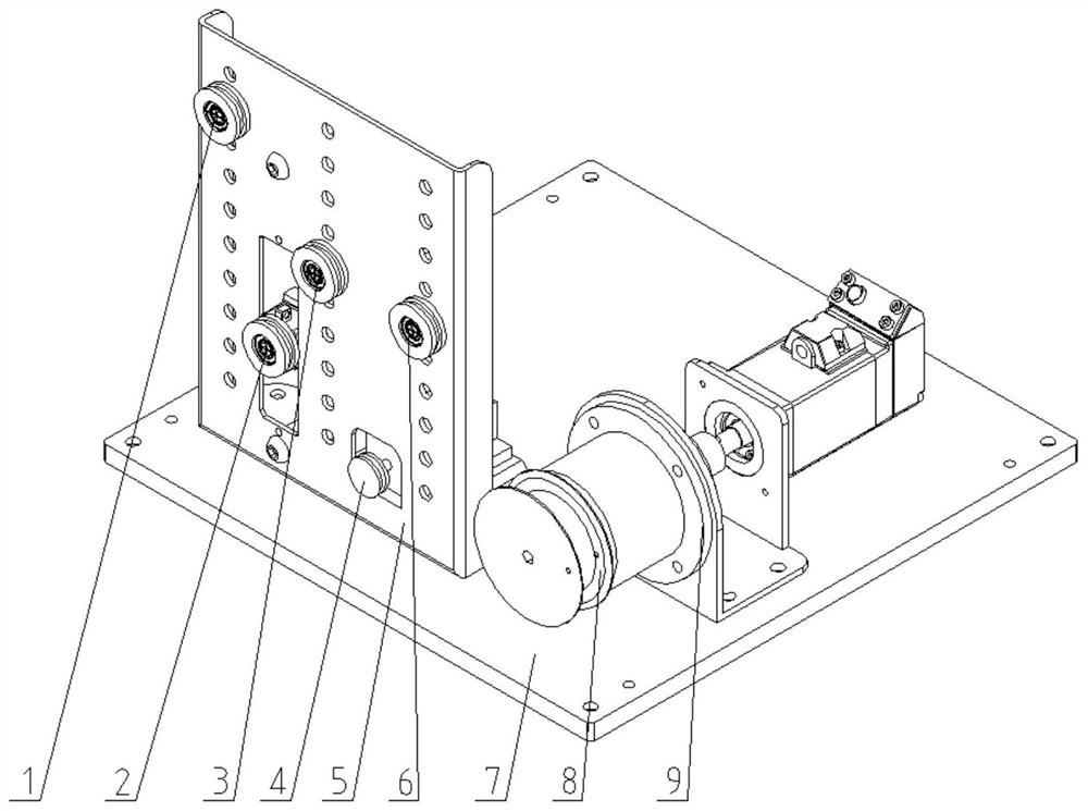 Constant tension control device and control method