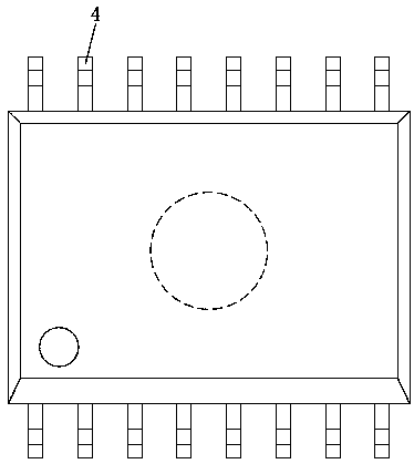 Production method for digital isolation core packaging piece