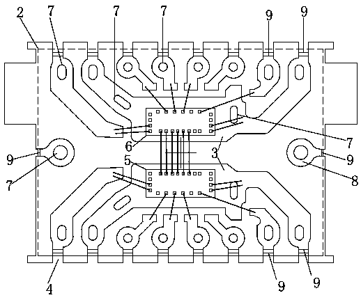 Production method for digital isolation core packaging piece