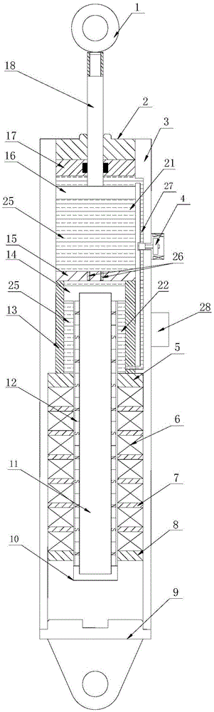 Multi-mode electromagnetic energy-regenerative vehicle active suspension actuator and control method thereof