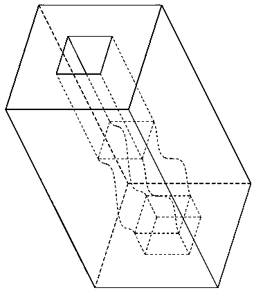 Equal-channel shear extrusion mold and molding method