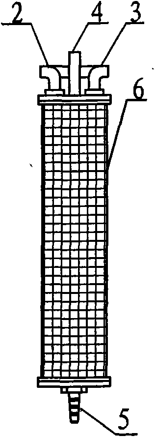 Micro-net component with rotary mobile micro-net body distributed with shock absorption and continuous line-shaped backwash