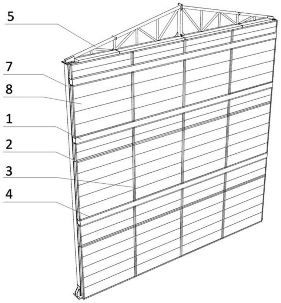 Construction method of frame type fireproof partition wall