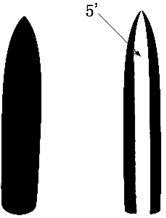 Shot monocular video pose measurement method and target pattern