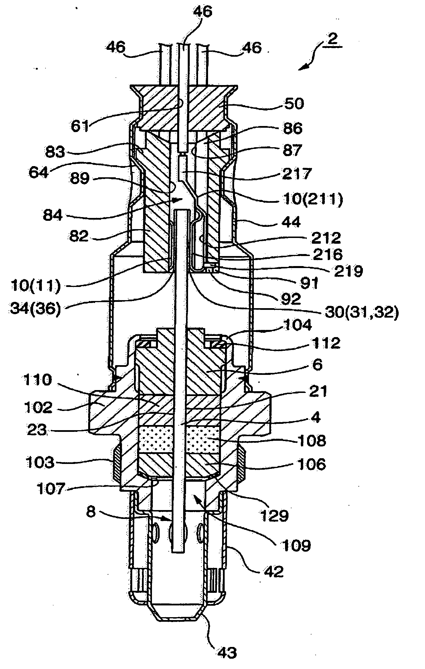 Sensor and method of producing sensor