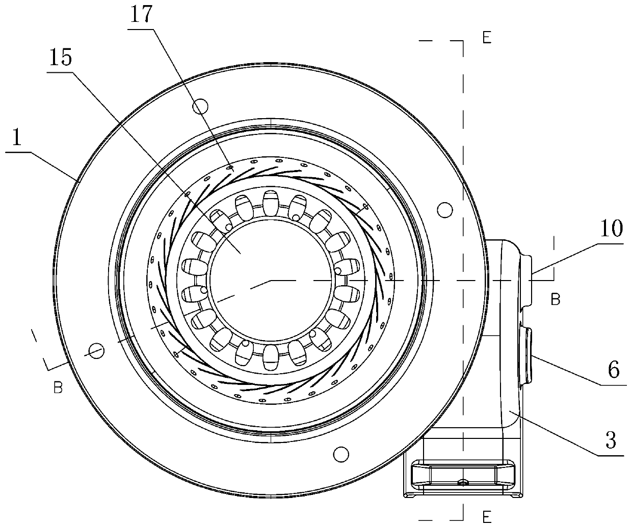 Turbine furnace shell