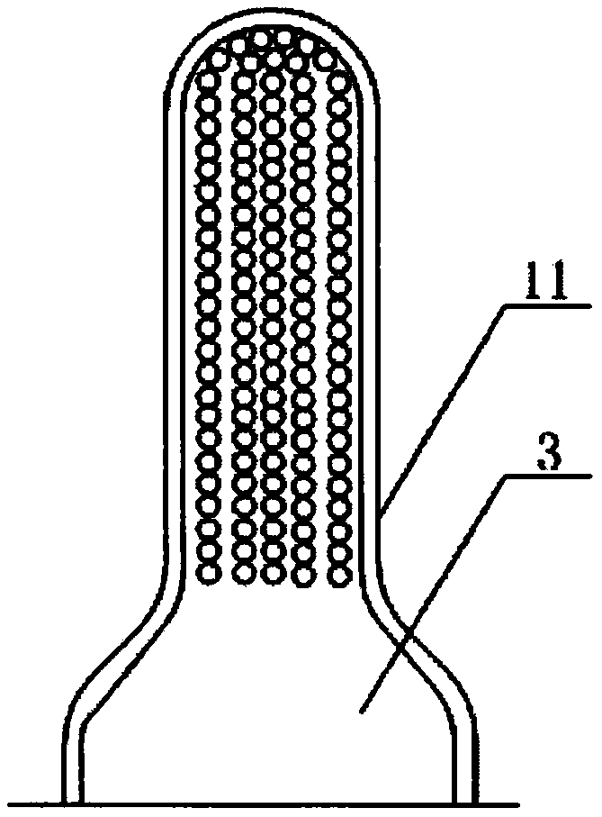 Lienable cleaning and drug feeding device for gynaecology and obstetrics