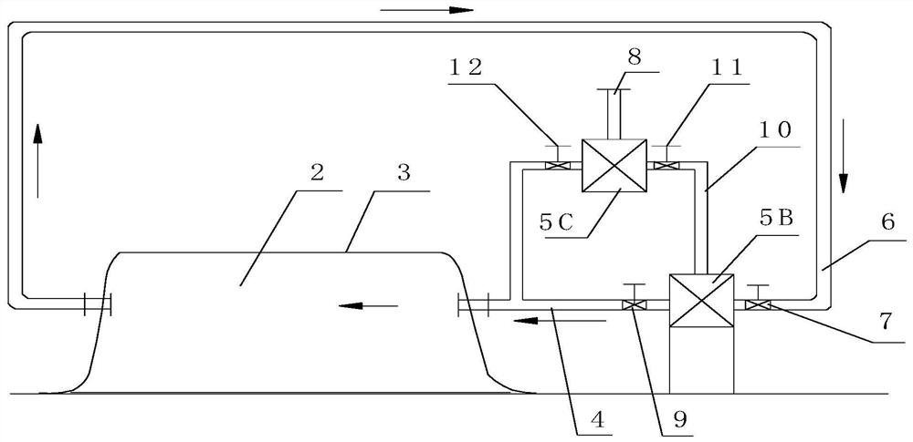 Agricultural product packaging and stacking closed storage method in mechanical controlled atmosphere mode