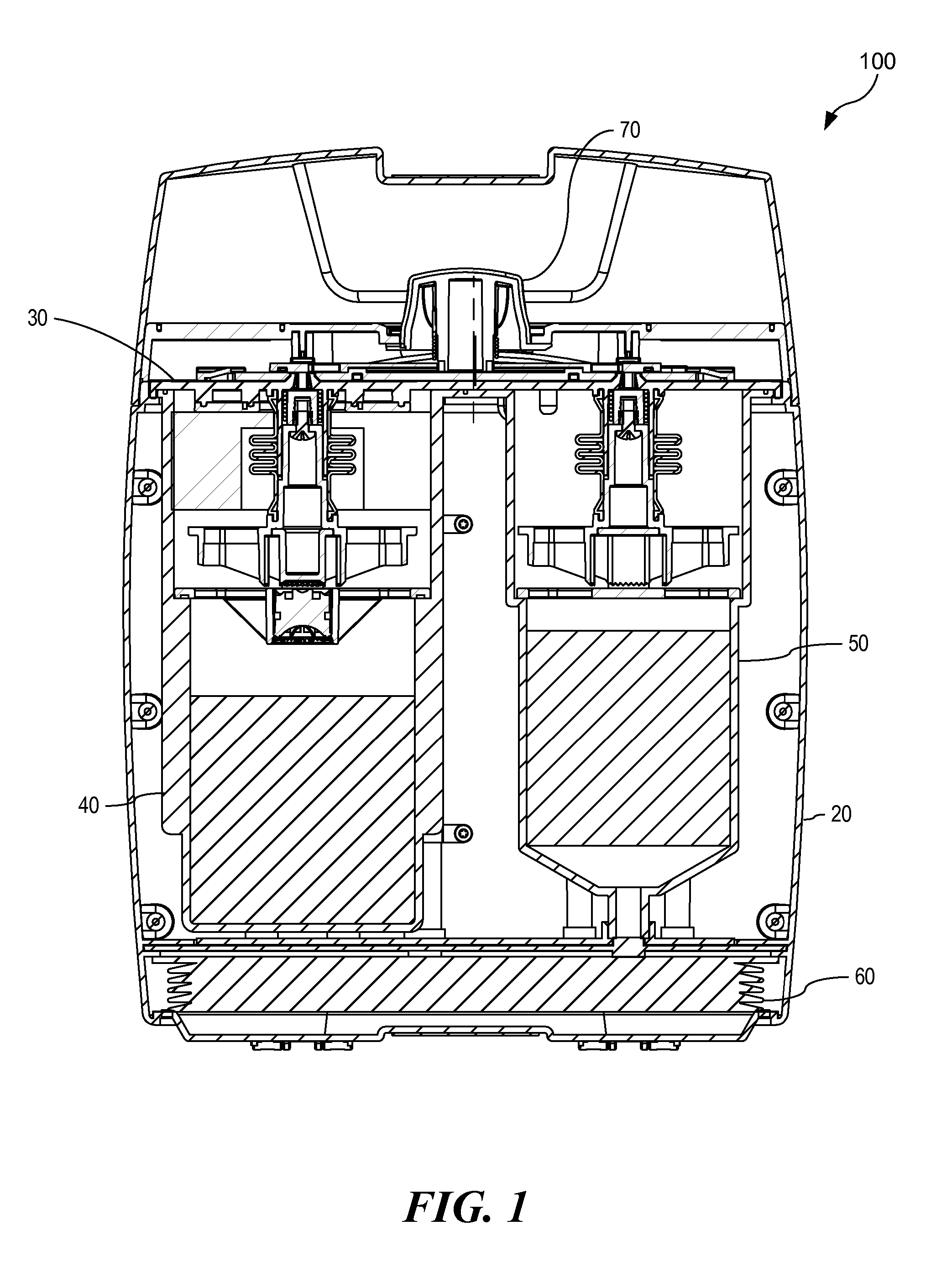 Method and apparatus for portable self contained re-breathing devices