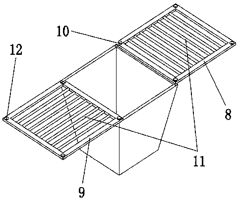 An anti-blocking and dredging device for the discharge port of a ball mill