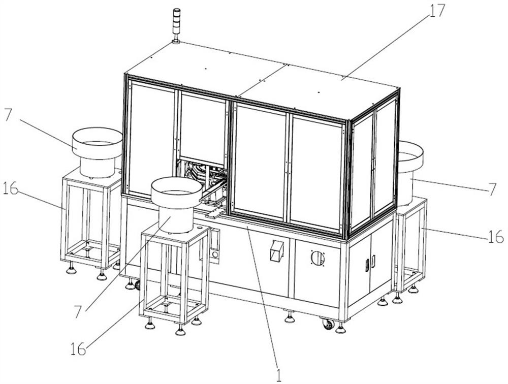 Automatic blood taking needle assembling equipment and assembling method thereof