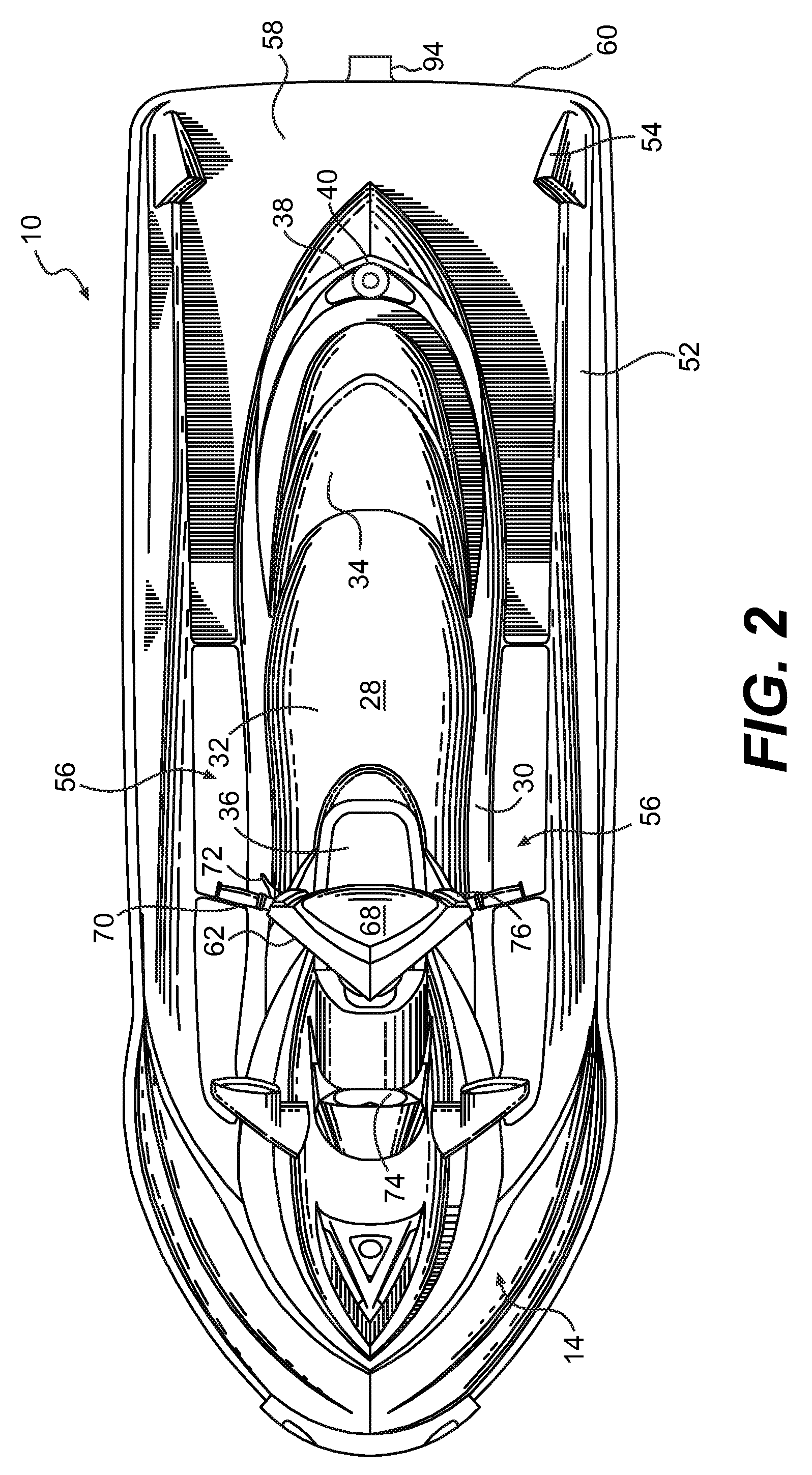 Personal watercraft ballast