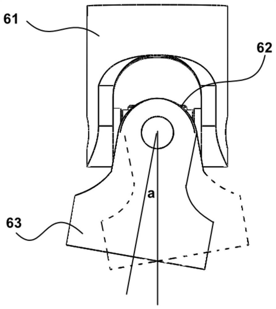 Optical element grinding and polishing device and machining method