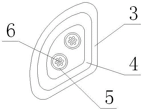 Easy-to-branch optical cable with high anti-jamming capability