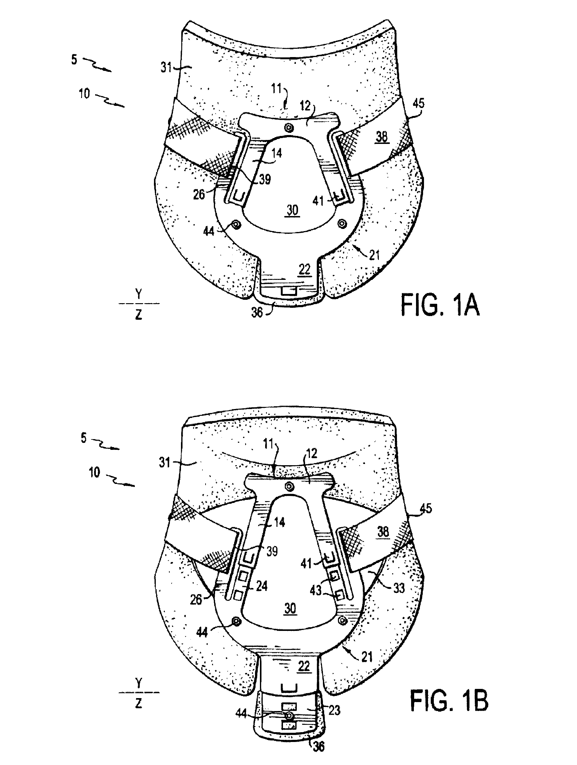 Cervical collar with independent height and circumference adjustability