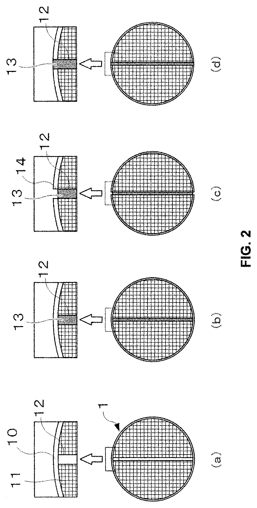 Method for producing honeycomb structure