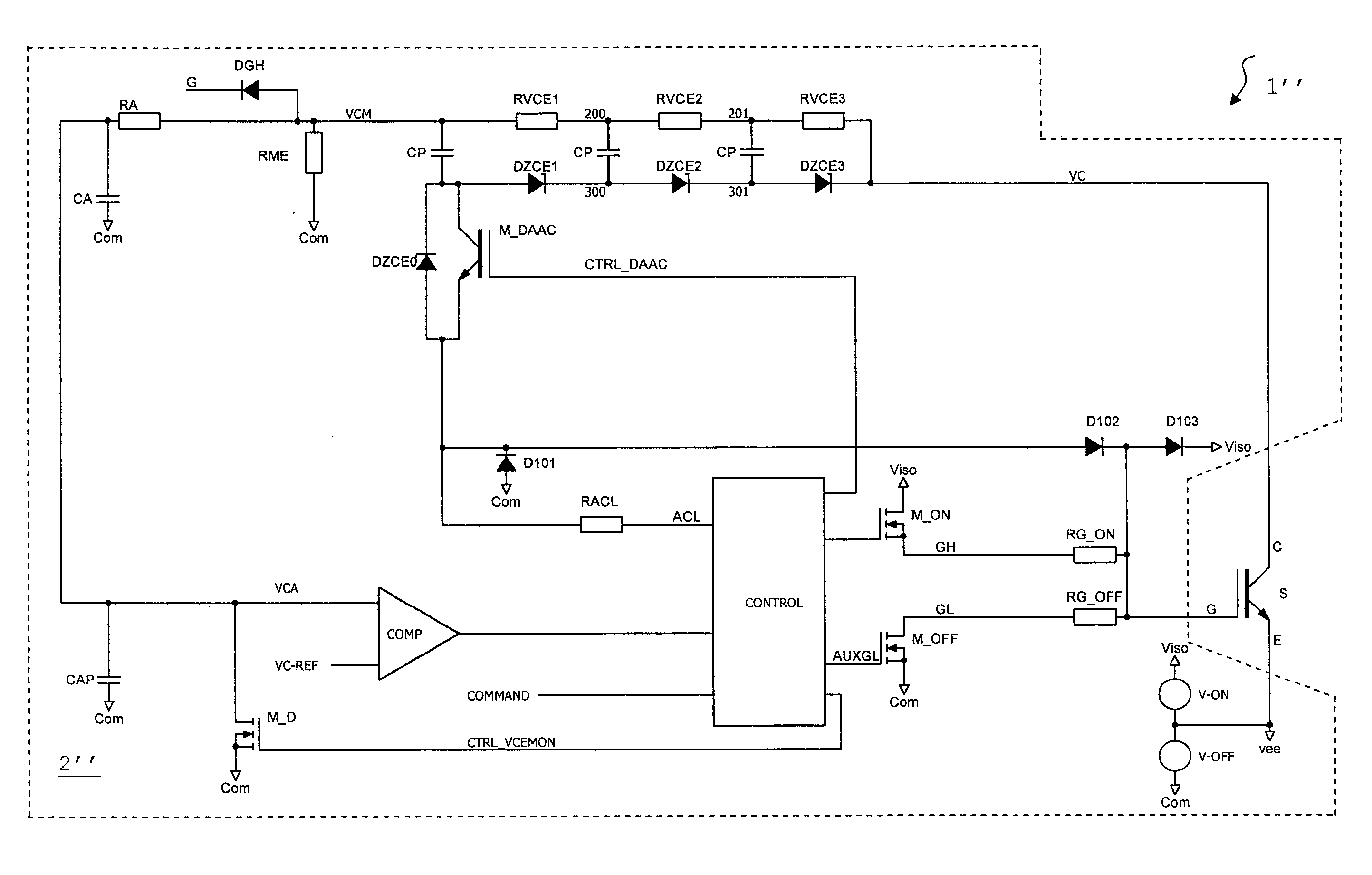 Control circuit and method for controlling a power semiconductor switch