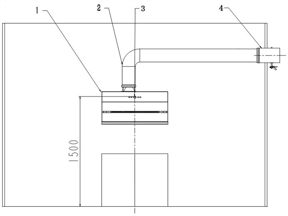 Noise detection method for range hood