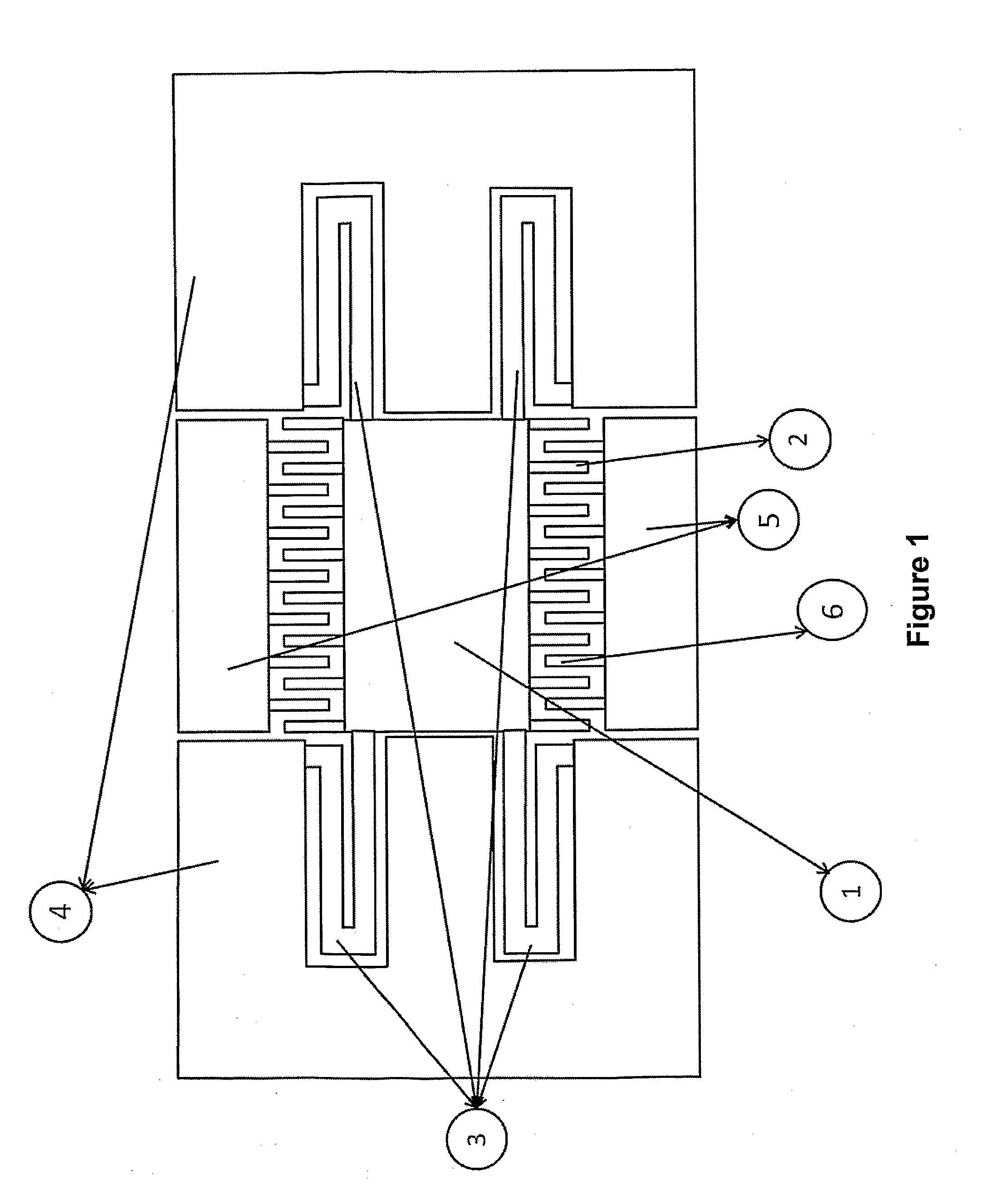 Microfluidic-channel embeddable, laterally oscillating gravimetric sensor device fabricated with micro-electro-mechanical systems (MEMS) technology