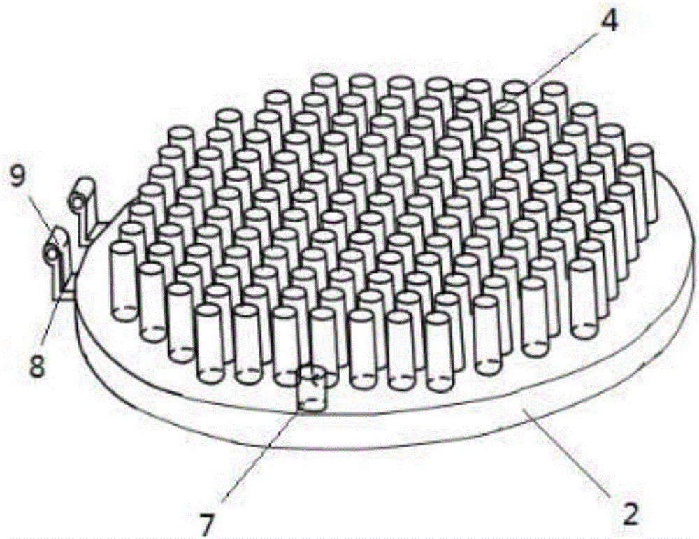 Machining template used for manufacturing flexible micro-hole sound absorbing film and manufacturing method for flexible micro-hole sound absorbing film