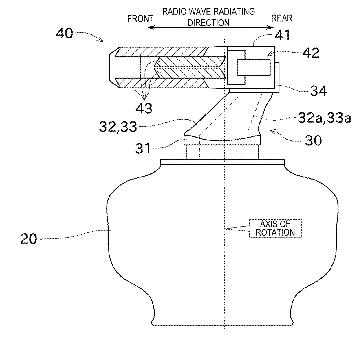 Radar antenna and radar antenna manufacturing method