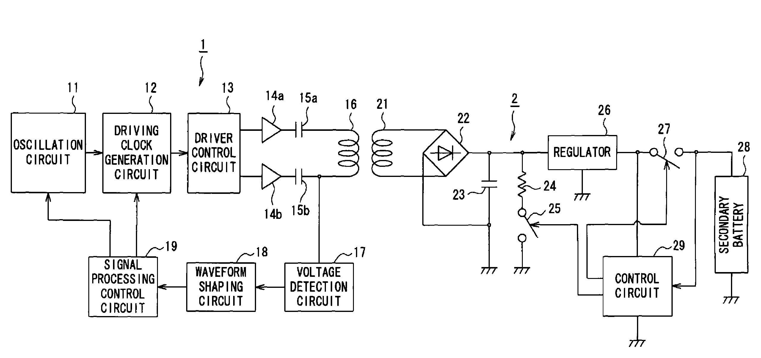 Noncontact power transmission system and power transmitting device