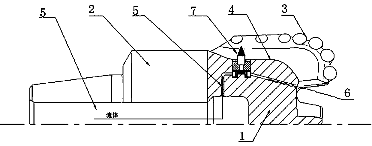 Active anti-sticking PDC drill bit with rotary rock breaking device