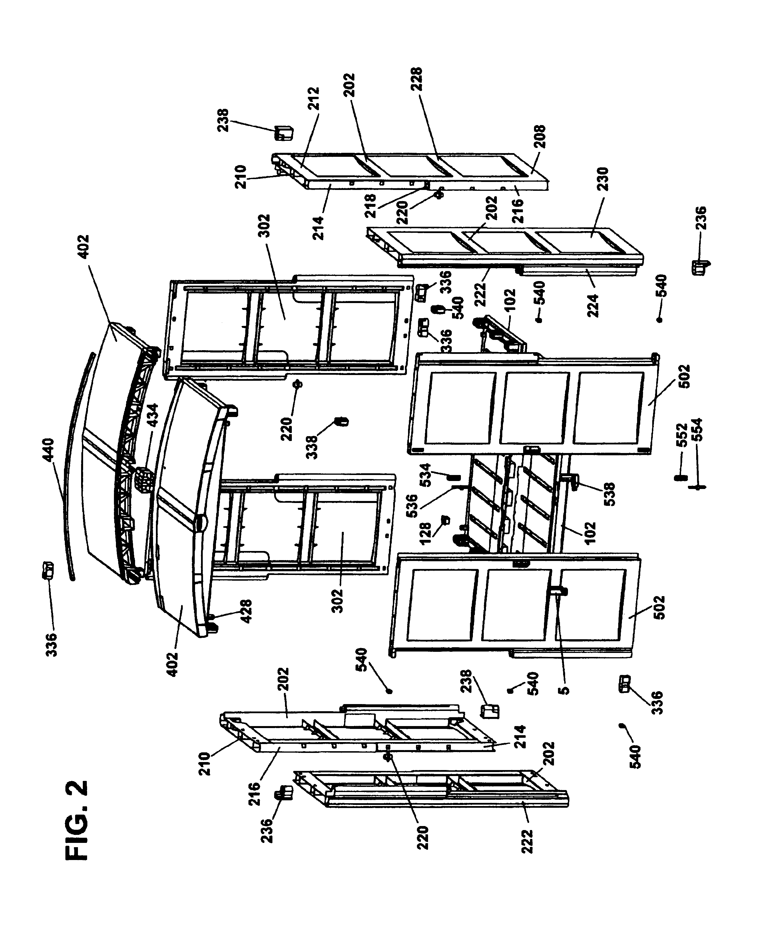 Plastic panel enclosure system