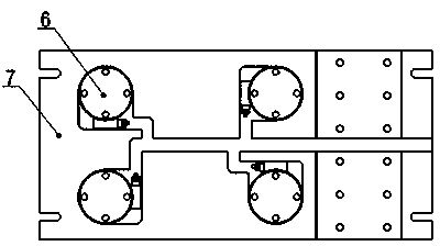 Force platform for friction stirring welding machine