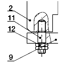 Force platform for friction stirring welding machine